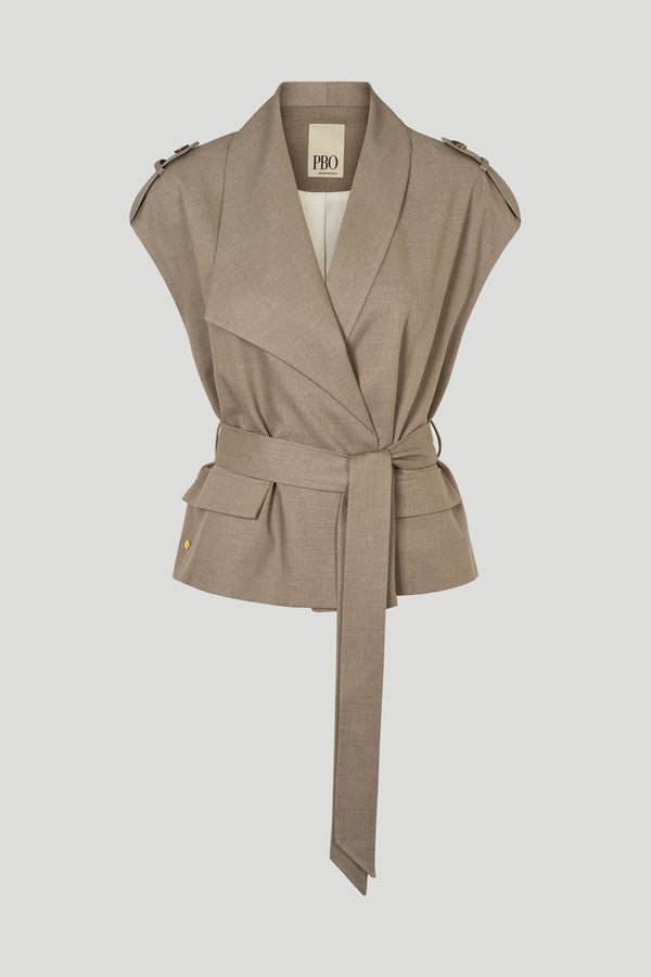 PBOBanmala vest - Sandstone