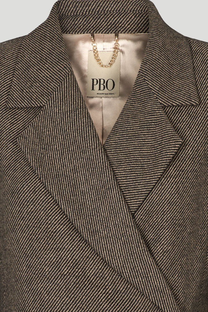 PBO PBOBarbados blazer BLAZERJACKETS 832 Black/Beige