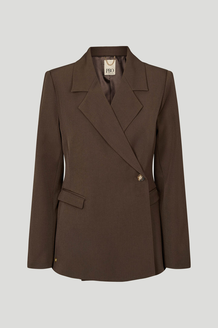 PBO PBOBarbados blazer BLAZERJACKETS 691 Chocolate