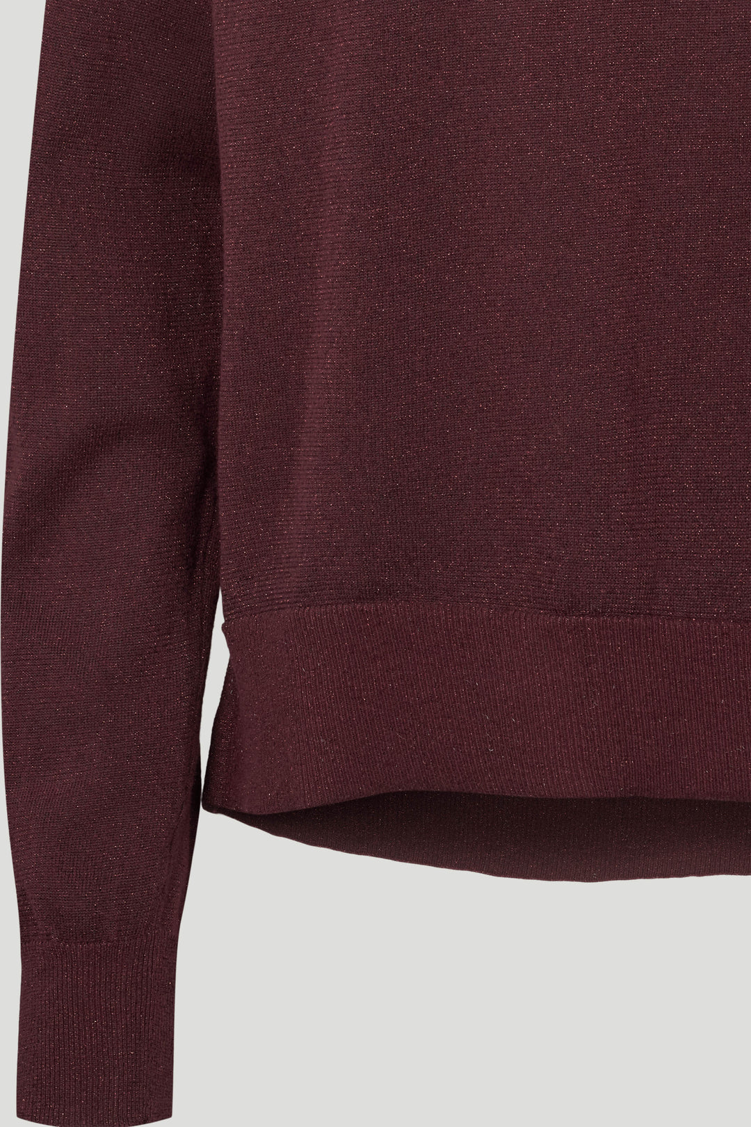 PBO PBOBekka striktrøje KNITWEAR, LIGHT 63 Deep bordeaux