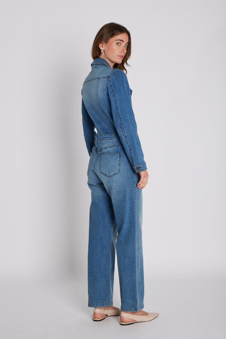 PBO PBOBello jumpsuit TROUSERS 200 Blue denim
