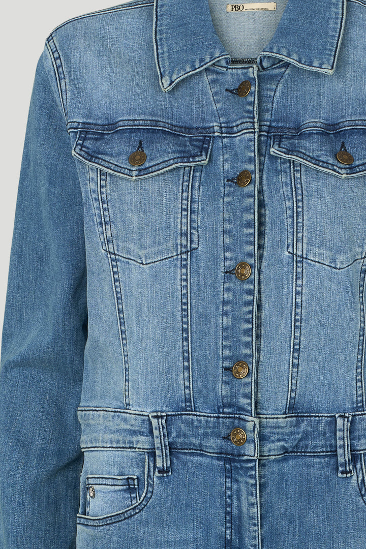PBO PBOBello jumpsuit TROUSERS 200 Blue denim