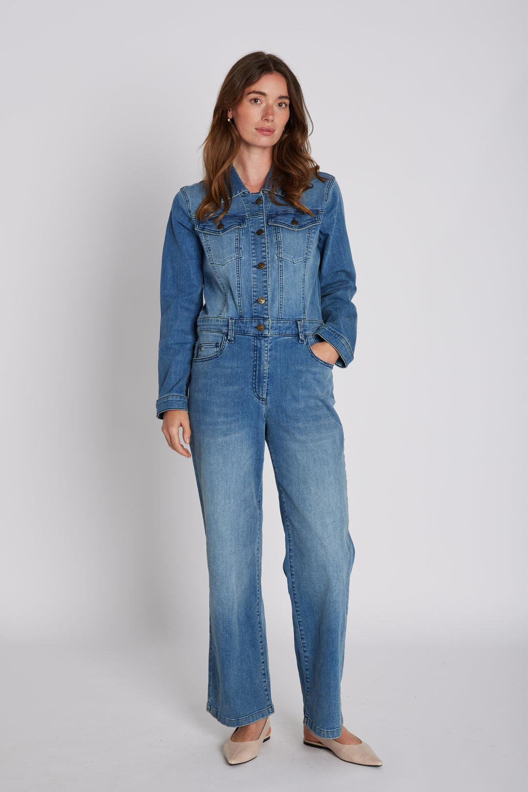 PBO PBOBello jumpsuit TROUSERS 200 Blue denim