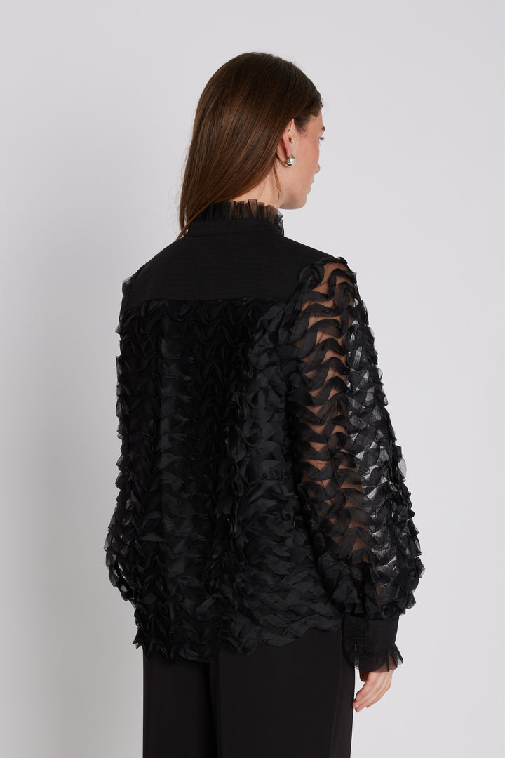 PBO PBOBina bluse BLOUSE Sort