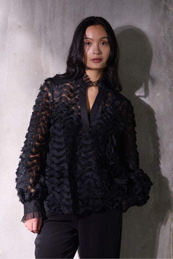 PBO PBOBina bluse BLOUSE Sort