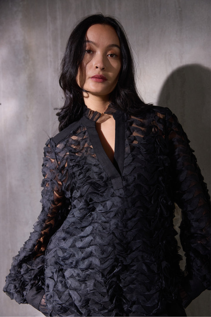 PBO PBOBina bluse BLOUSE Sort