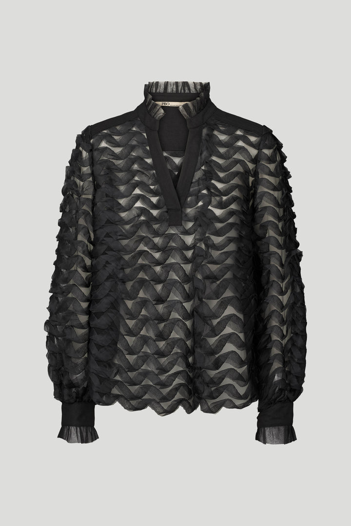 PBO PBOBina bluse BLOUSE Sort