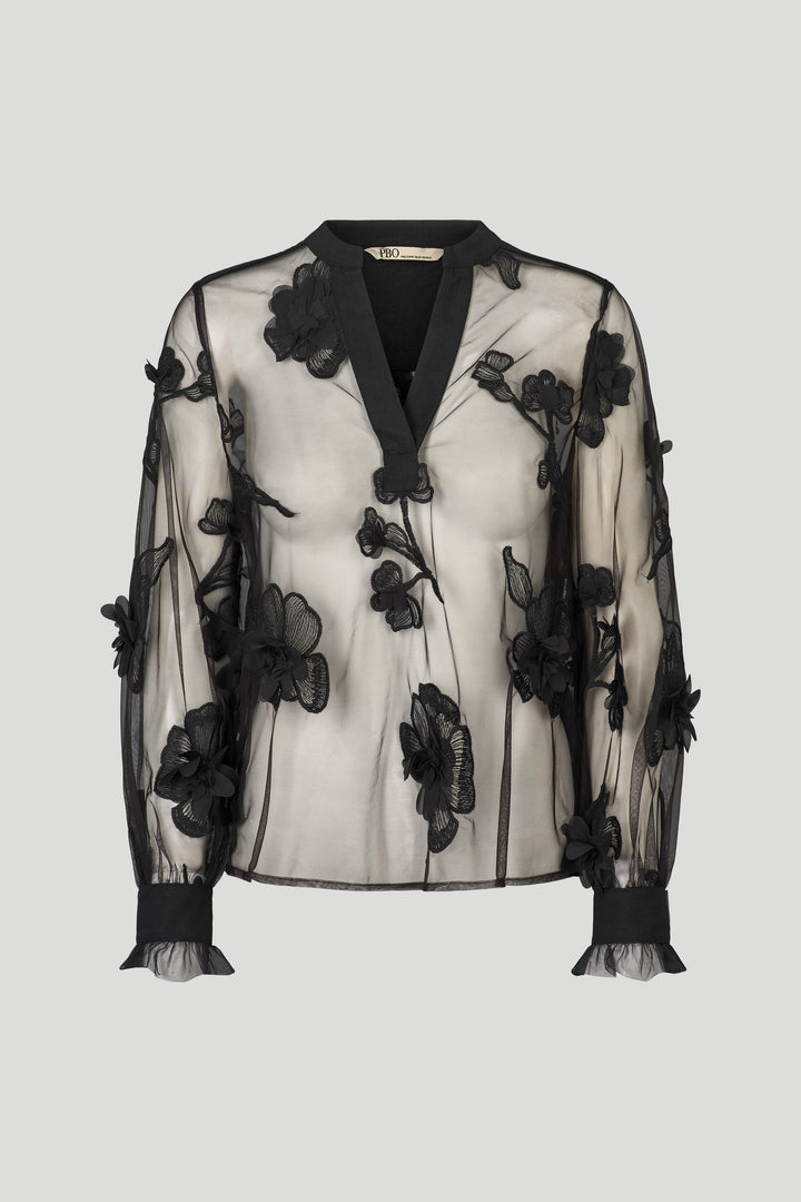 PBO PBOBina bluse BLOUSE Sort
