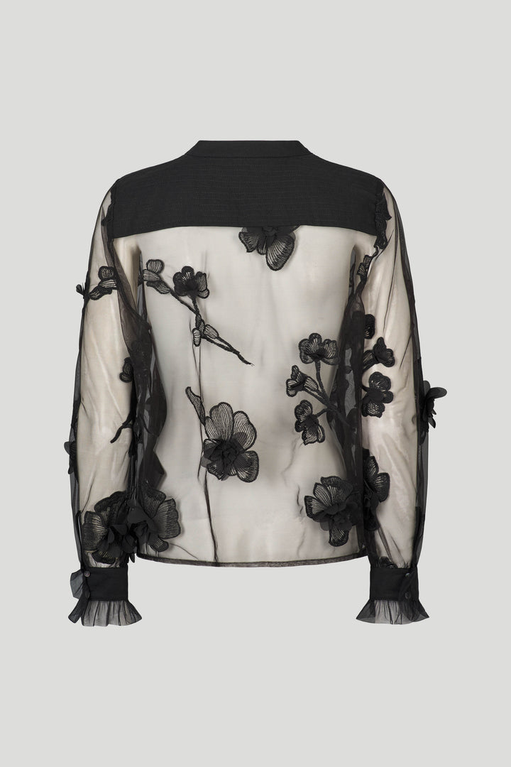 PBO PBOBina bluse BLOUSE Sort