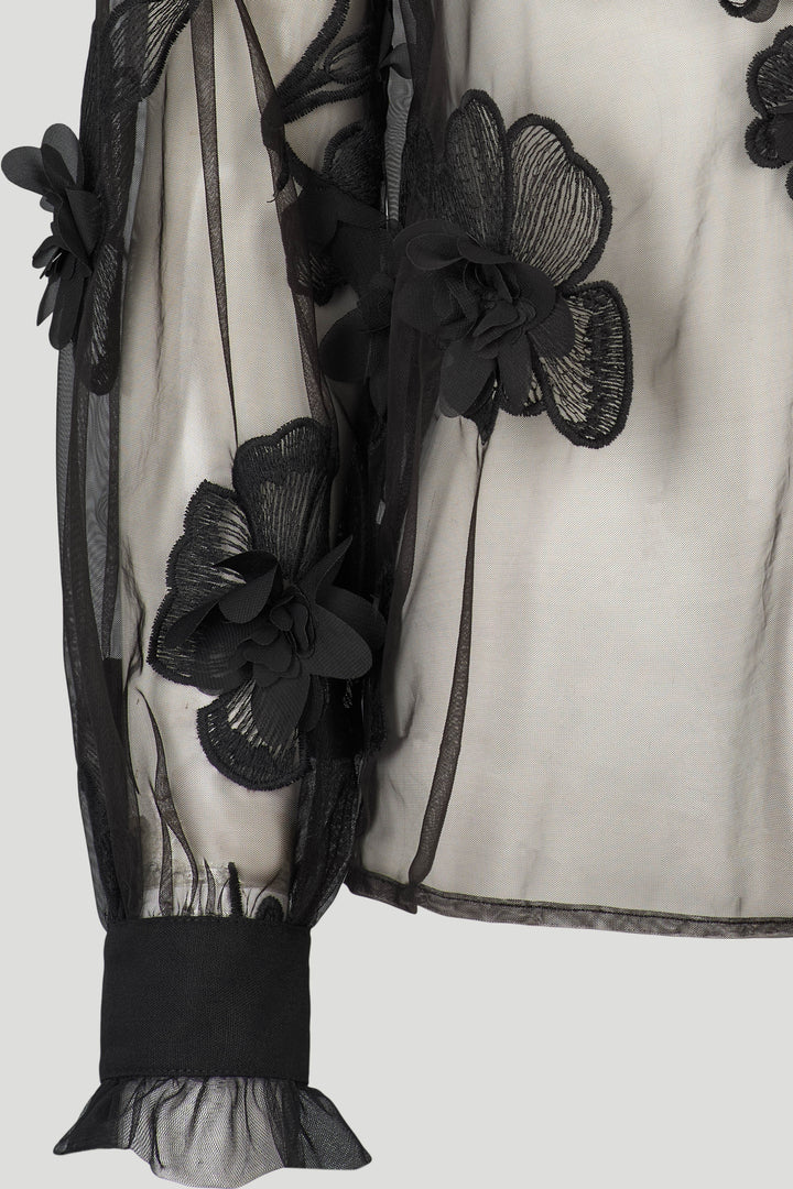 PBO PBOBina bluse BLOUSE Sort