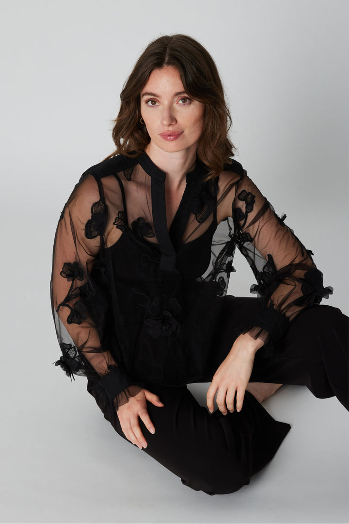 PBO PBOBina bluse BLOUSE Sort