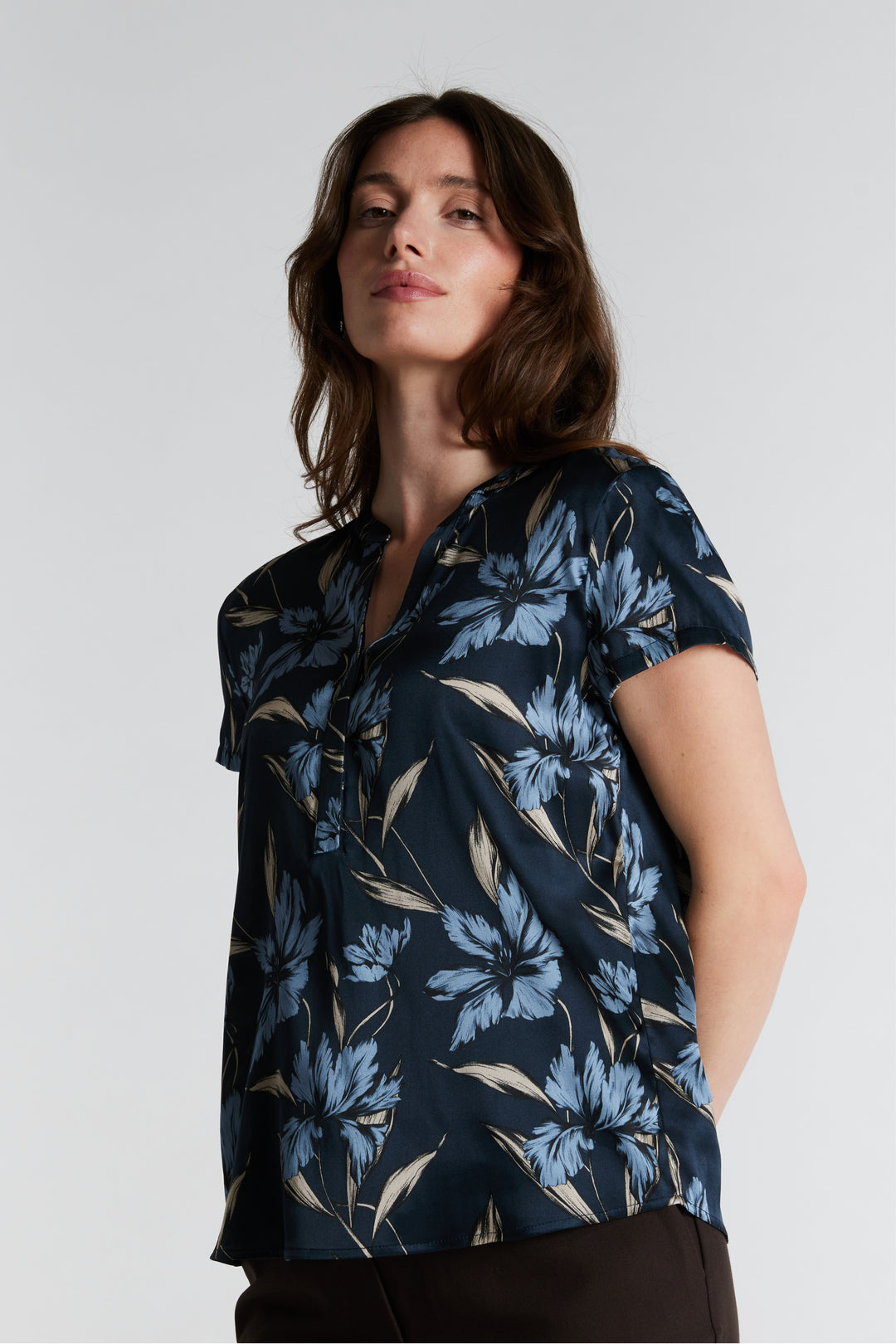 PBO PBOBlaine silketop TOPS 30 Navy