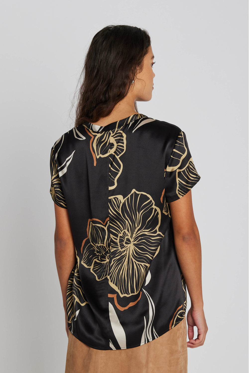 PBO PBOBlaine silketop TOPS 845 Black print