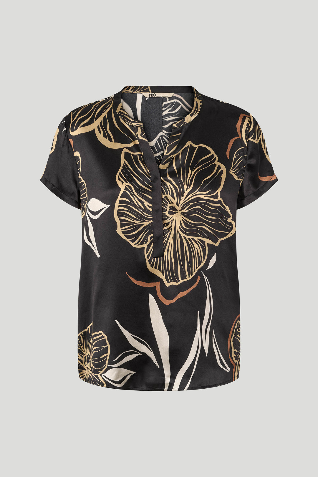 PBO PBOBlaine silketop TOPS 845 Black print