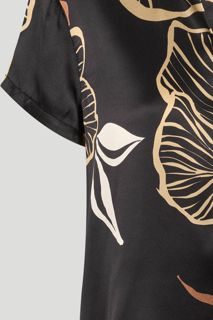 PBO PBOBlaine silketop TOPS 845 Black print