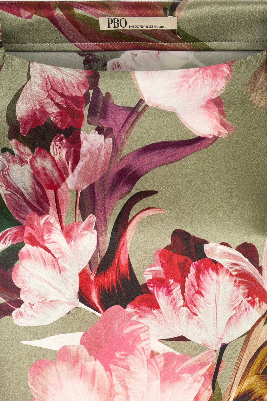 PBO PBOCelia bluse BLOUSE 835 Army mix