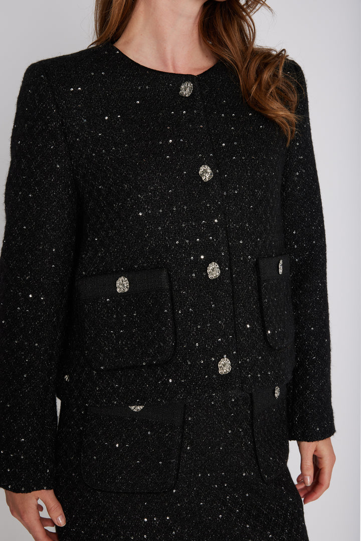 PBO PBOChacha jakke BLAZERJACKETS Sort