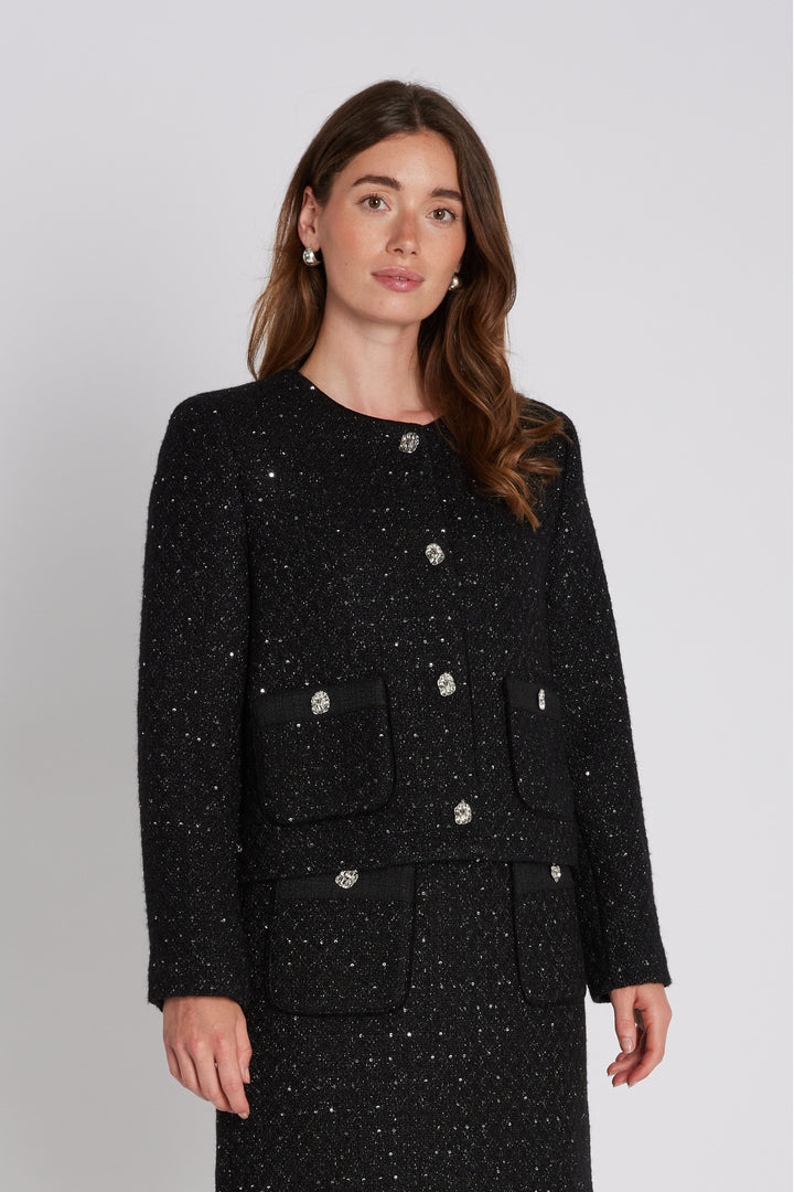 PBO PBOChacha jakke BLAZERJACKETS Sort