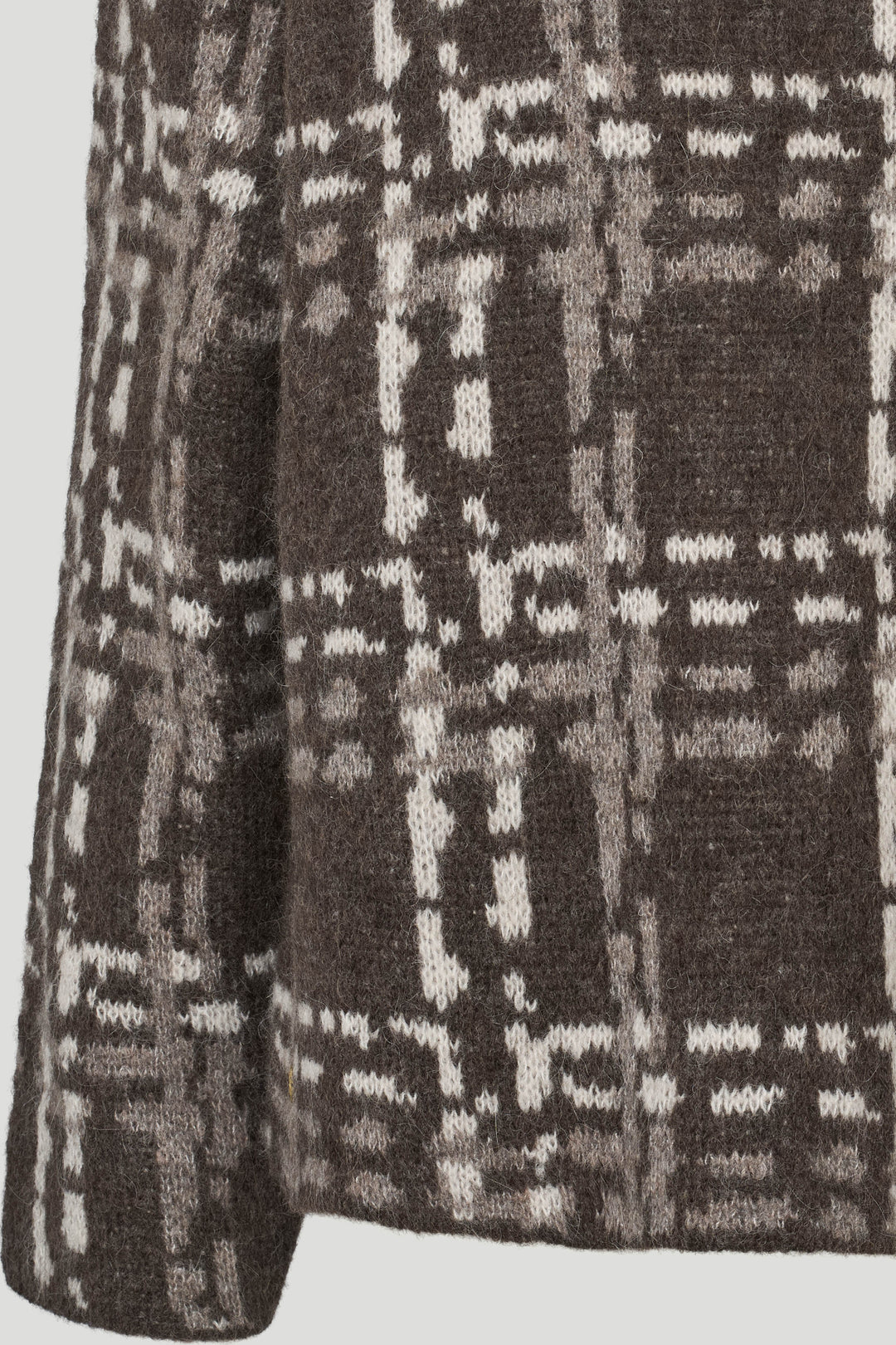 PBO PBOCille striktrøje KNITWEAR 670 Brown check