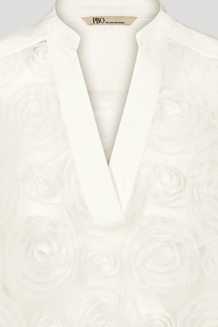 PBO PBOCircle bluse BLOUSE 101 Star white