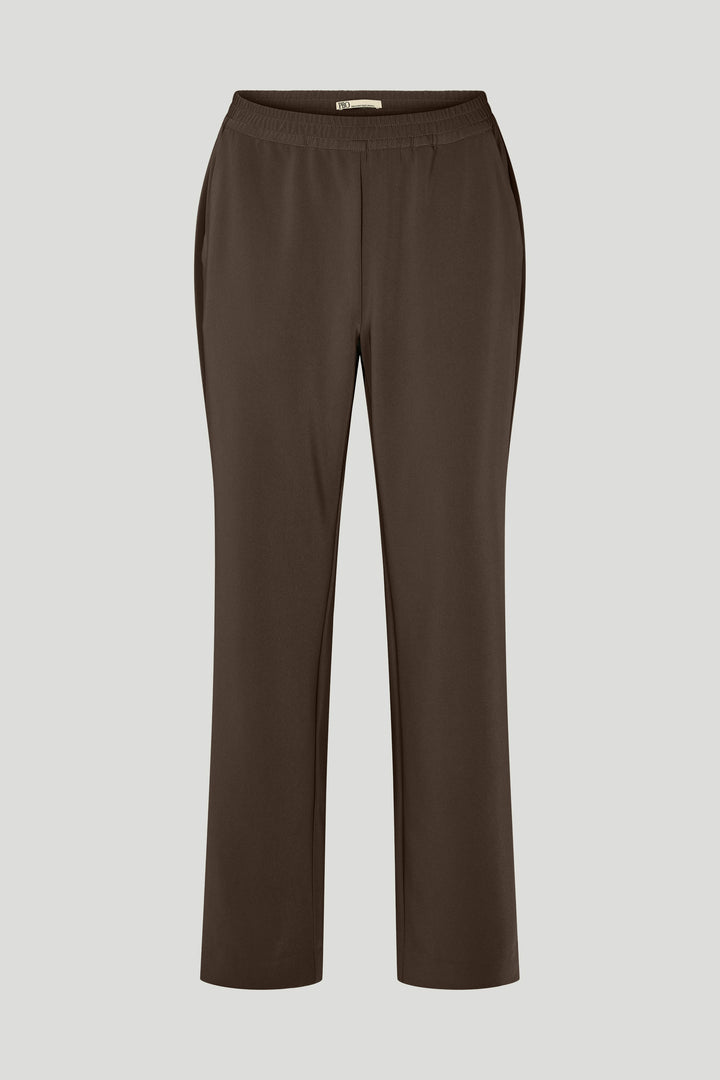 PBO PBOComfortAmalie bukser TROUSERS 698 Smoke