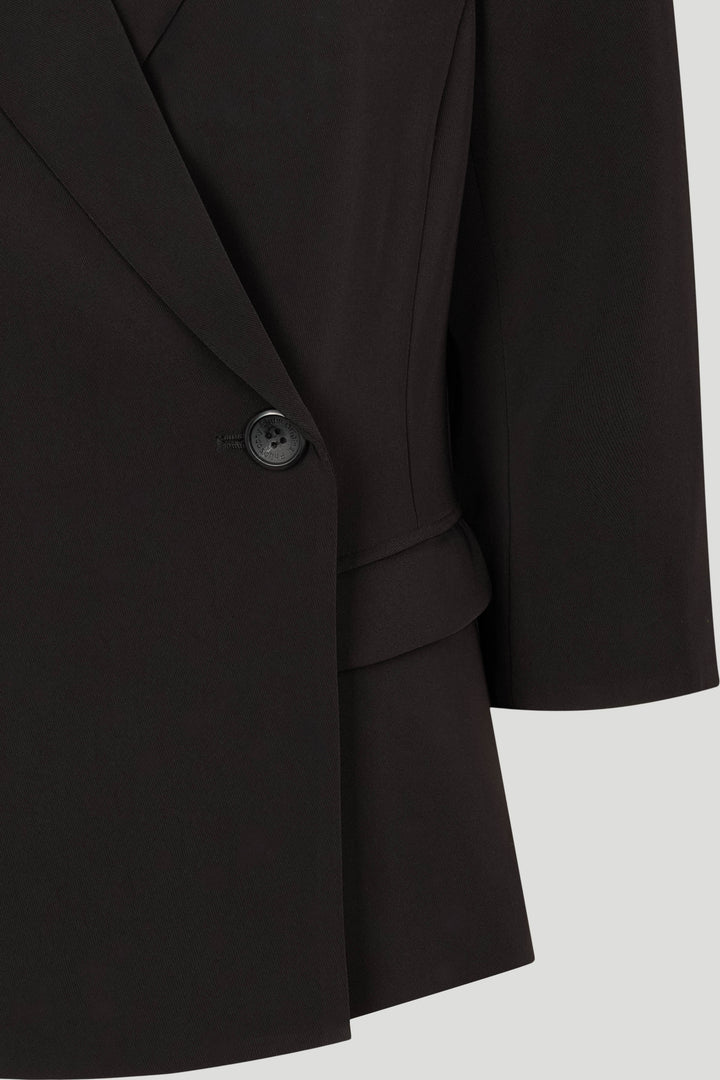PBO PBOComfortBado blazer BLAZERJACKETS Sort