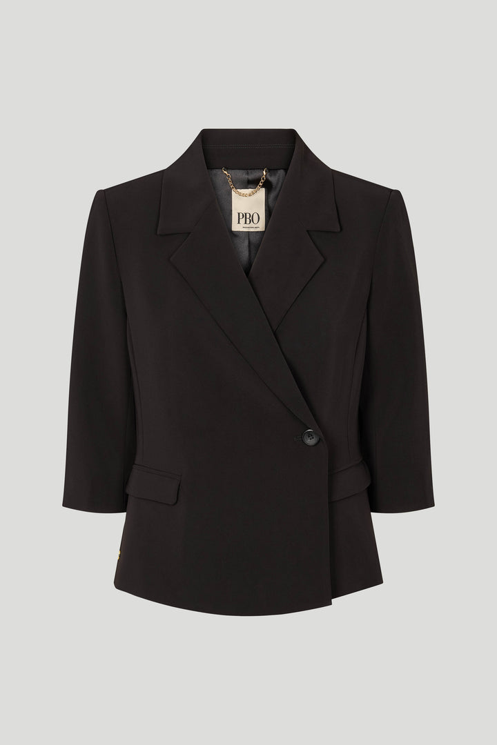 PBO PBOComfortBado blazer BLAZERJACKETS Sort