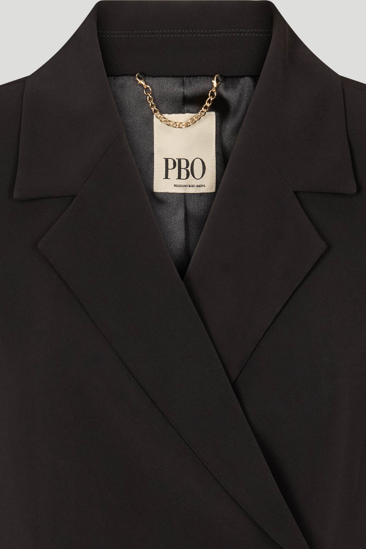 PBO PBOComfortBado blazer BLAZERJACKETS Sort