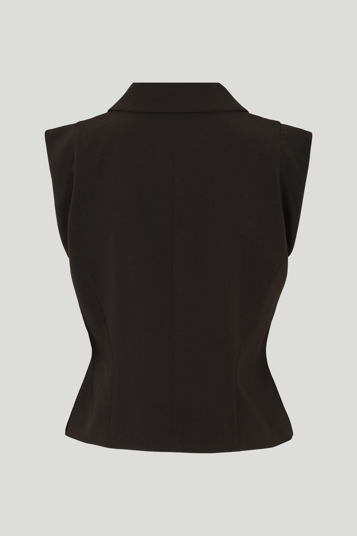 PBO PBOComfortDamina waistcoat WAISTCOATS Sort