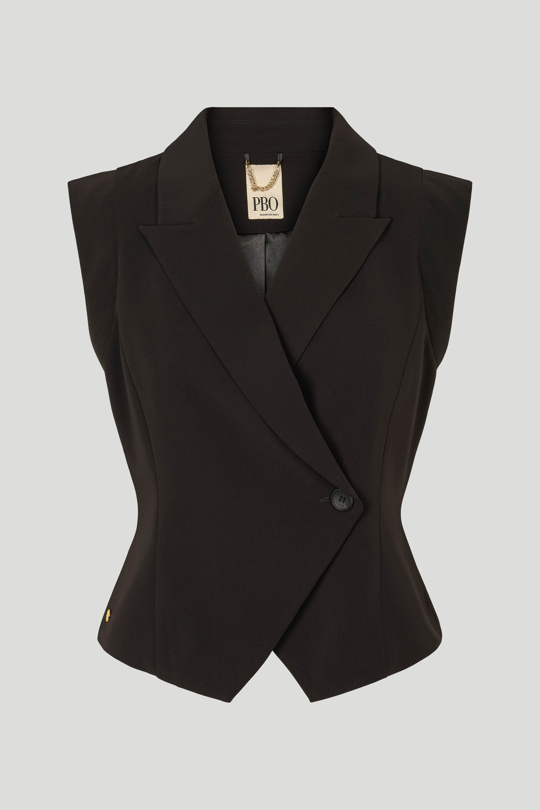 PBO PBOComfortDamina waistcoat WAISTCOATS Sort