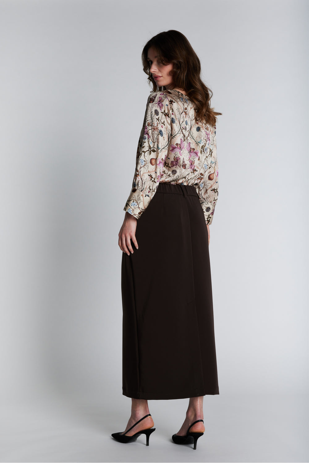 PBO PBOComfortFlota nederdel SKIRTS 698 Smoke