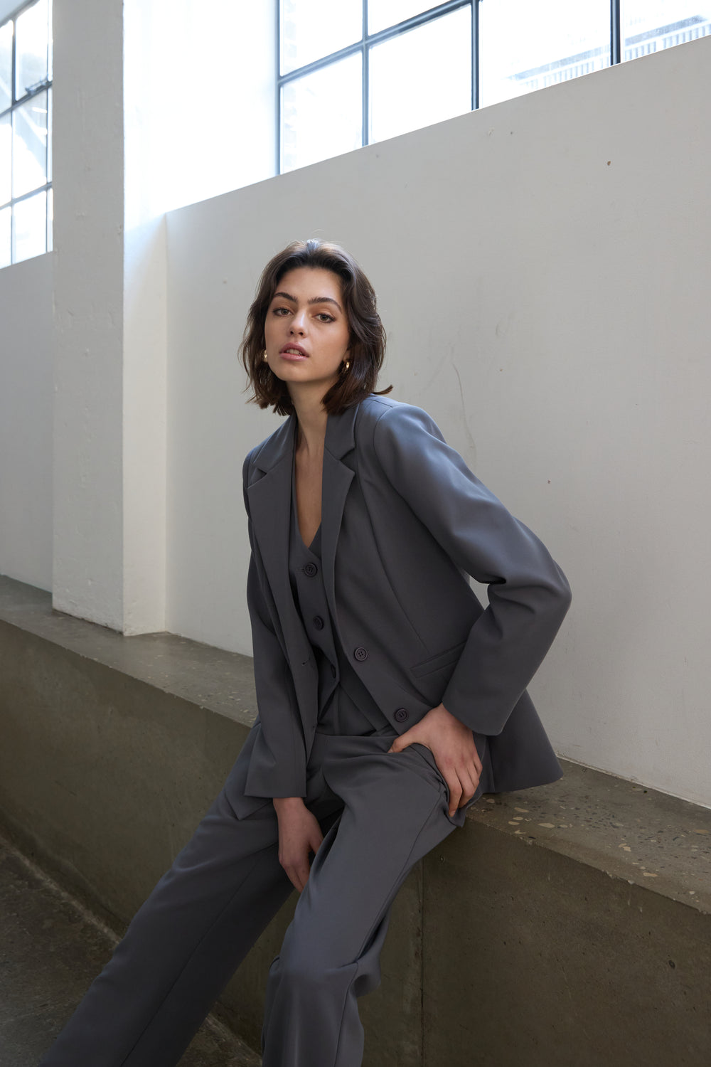 PBO PBOComfortLavanna blazer BLAZERJACKETS 431 Dark Rock