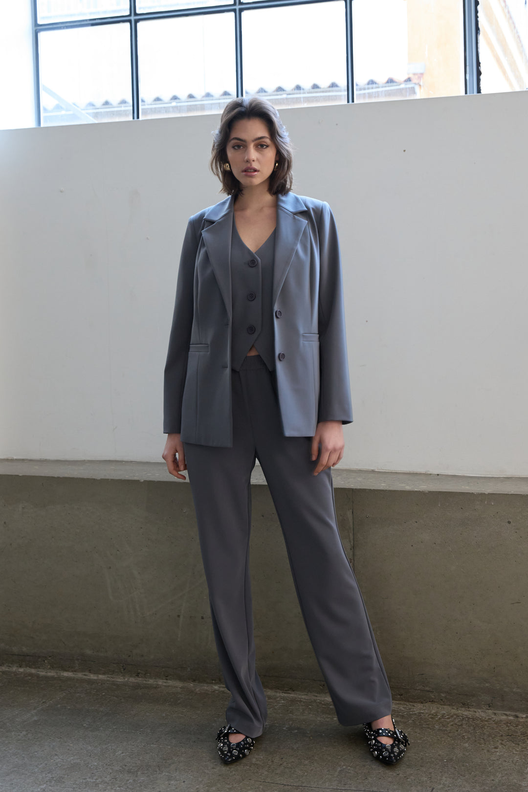 PBO PBOComfortLavanna blazer BLAZERJACKETS 431 Dark Rock