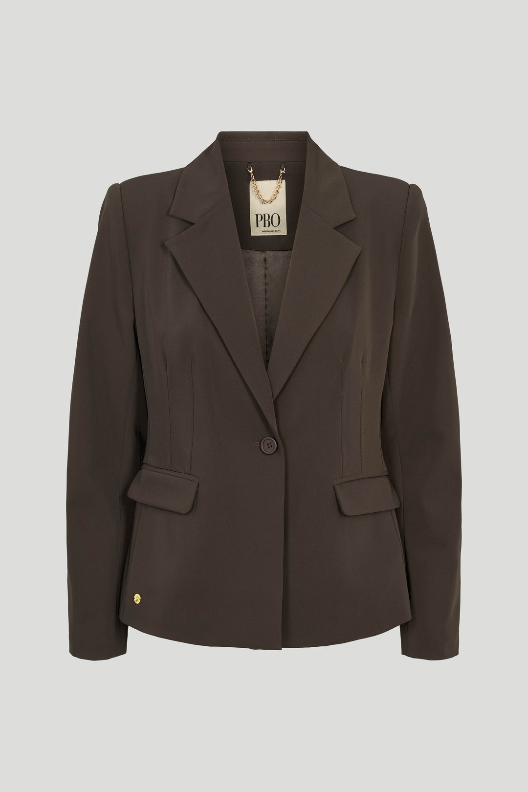 PBO PBOComfortVerato kort blazer BLAZERJACKETS 698 Smoke