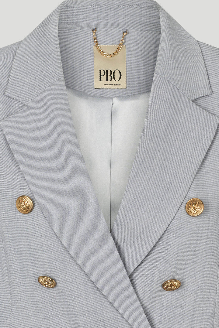 PBO PBOCrombie blazer BLAZERJACKETS 265 Light blue melange