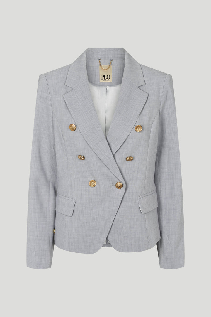 PBO PBOCrombie blazer BLAZERJACKETS 265 Light blue melange