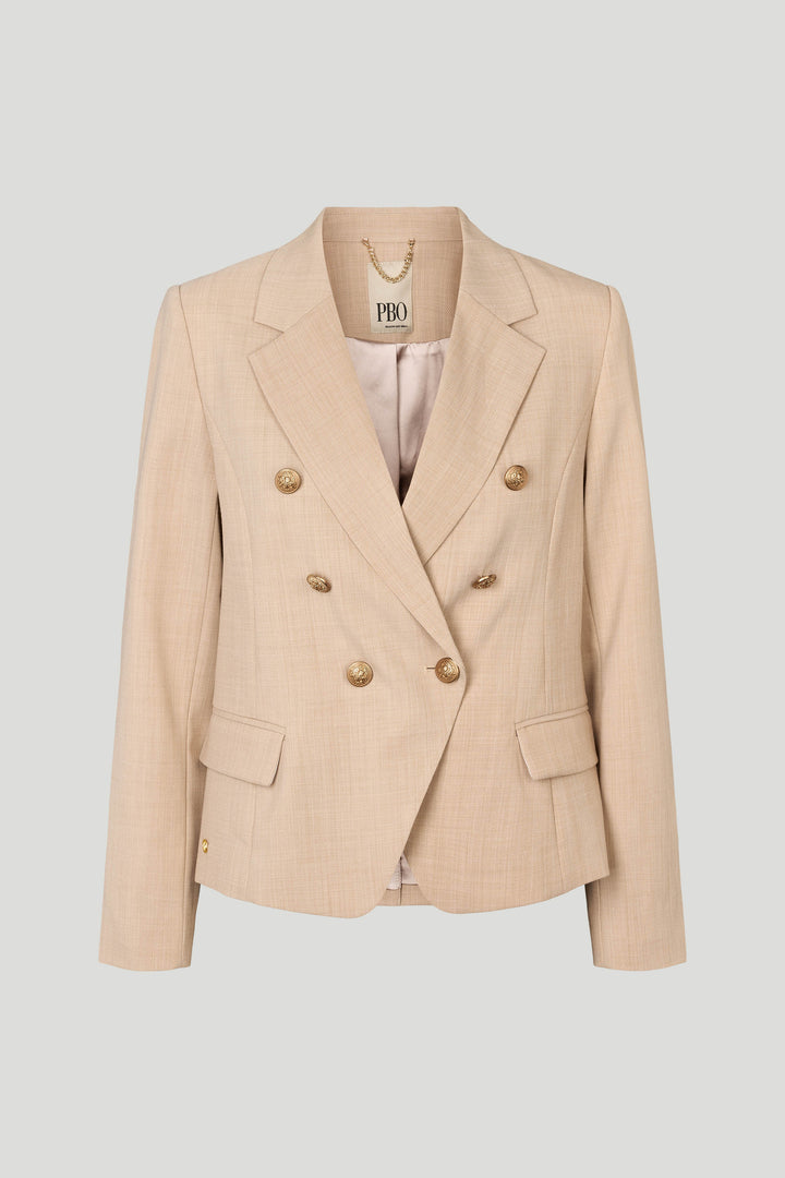 PBO PBOCrombie blazer BLAZERJACKETS 55 Sand melange