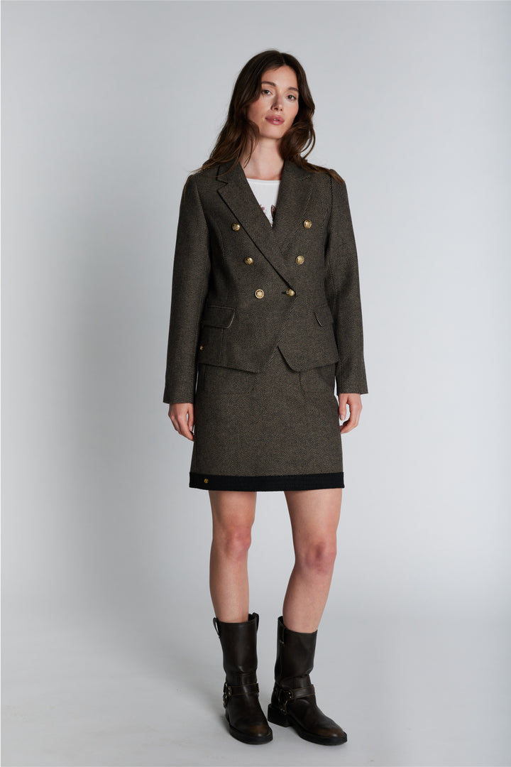PBO PBOCrombie blazer BLAZERJACKETS 832 Black/Beige