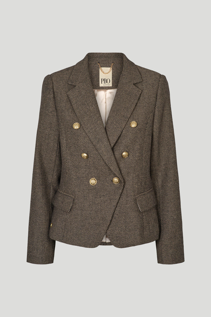 PBO PBOCrombie blazer BLAZERJACKETS 832 Black/Beige
