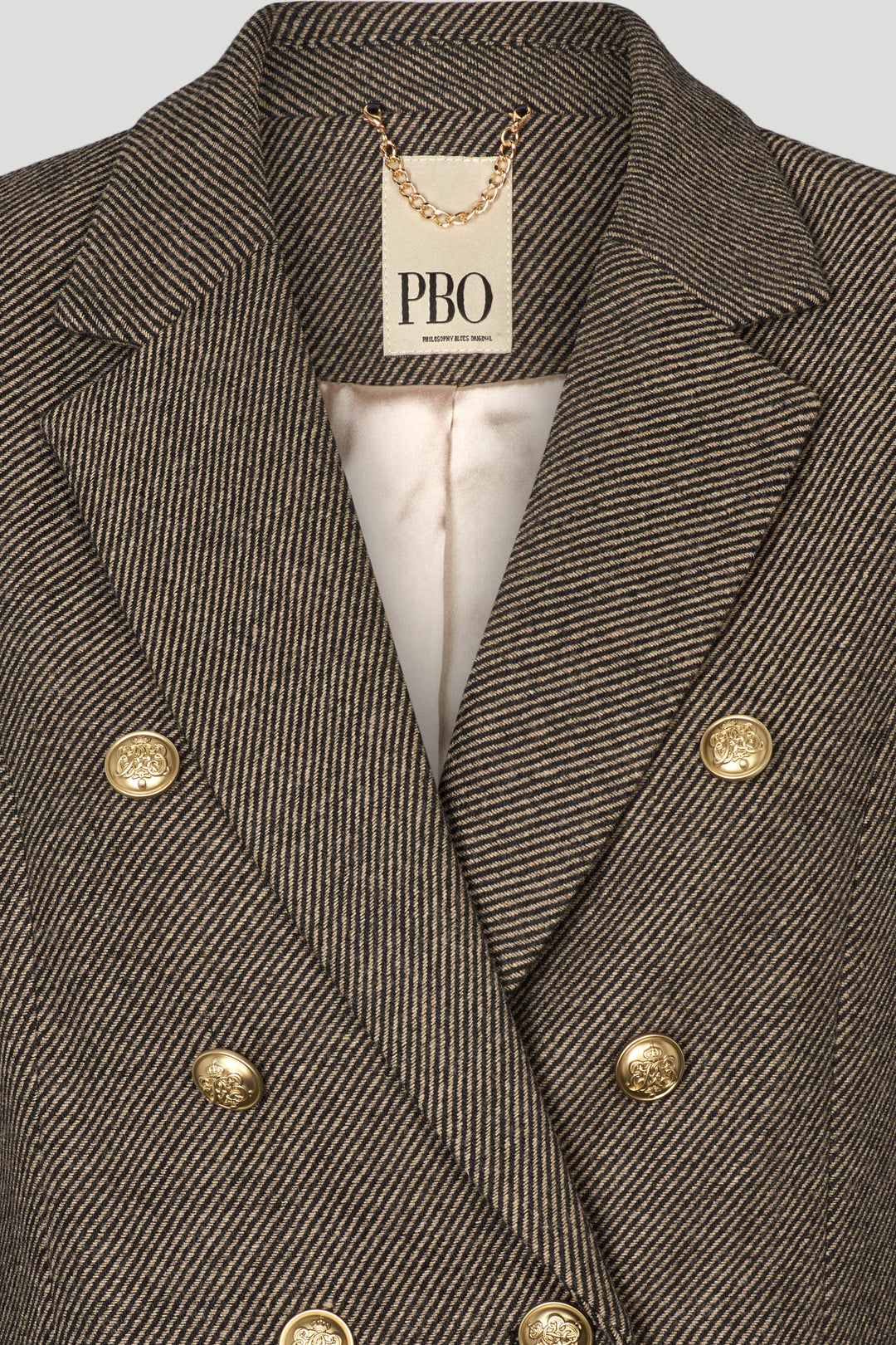 PBO PBOCrombie blazer BLAZERJACKETS 832 Black/Beige
