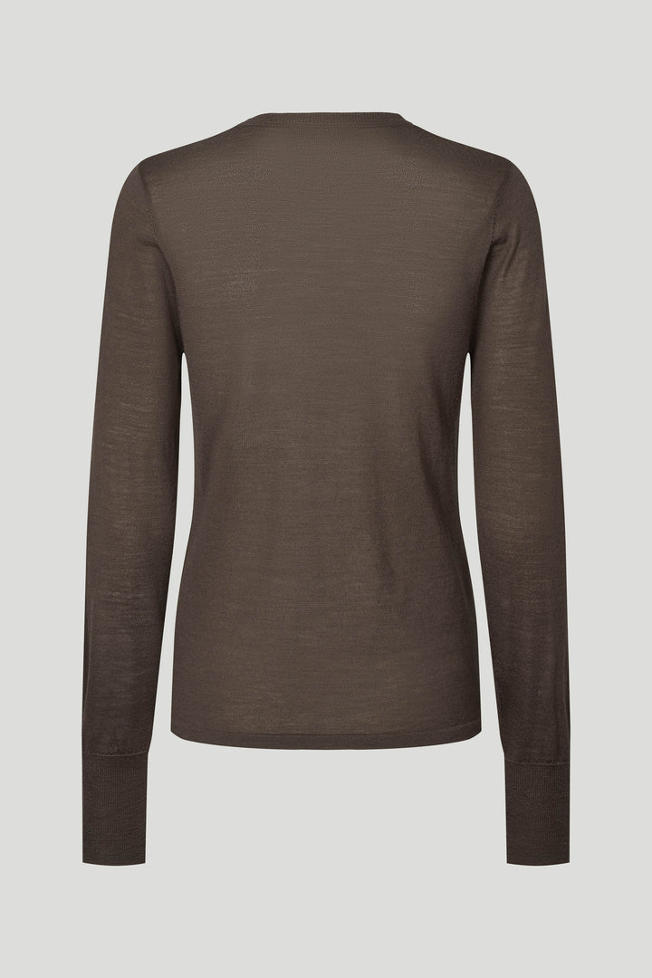 PBO PBODeana strikbluse KNITWEAR 698 Smoke