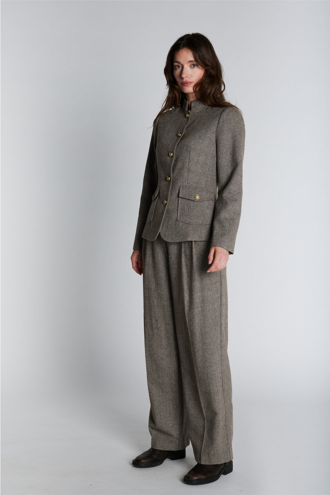PBO PBODelina bukser TROUSERS 168 Soft brown