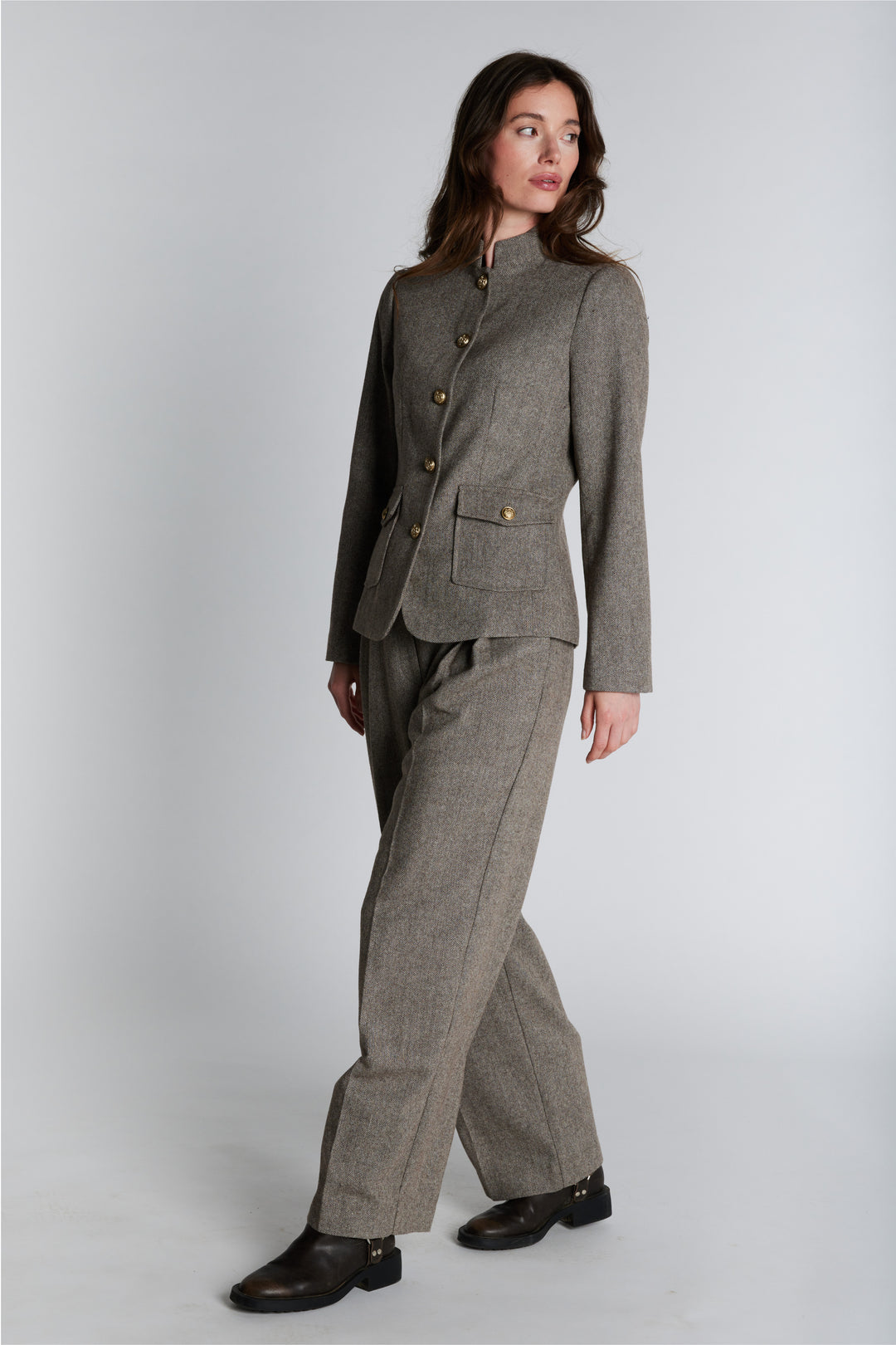 PBO PBODelina bukser TROUSERS 168 Soft brown