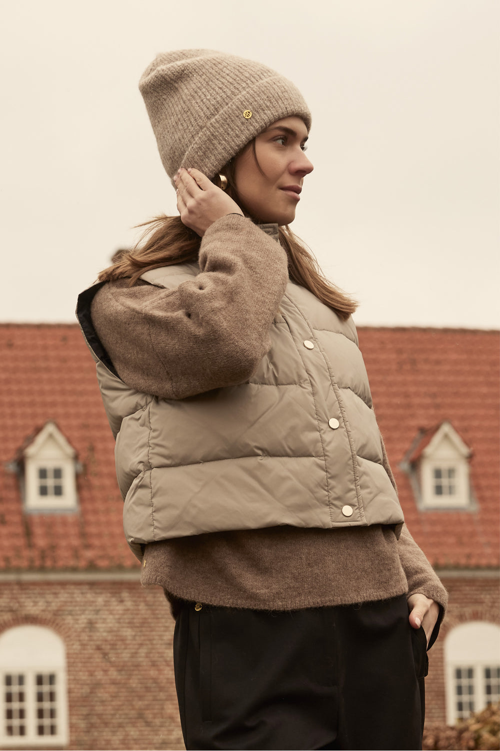 PBO PBODenali vendbar quiltet dunvest WAISTCOATS 154 Sandstone