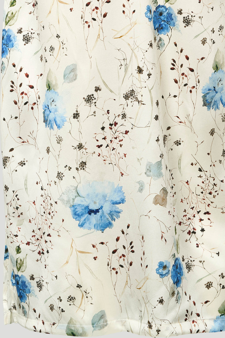 PBO PBODilano silkekjole DRESSES 842 Light flower