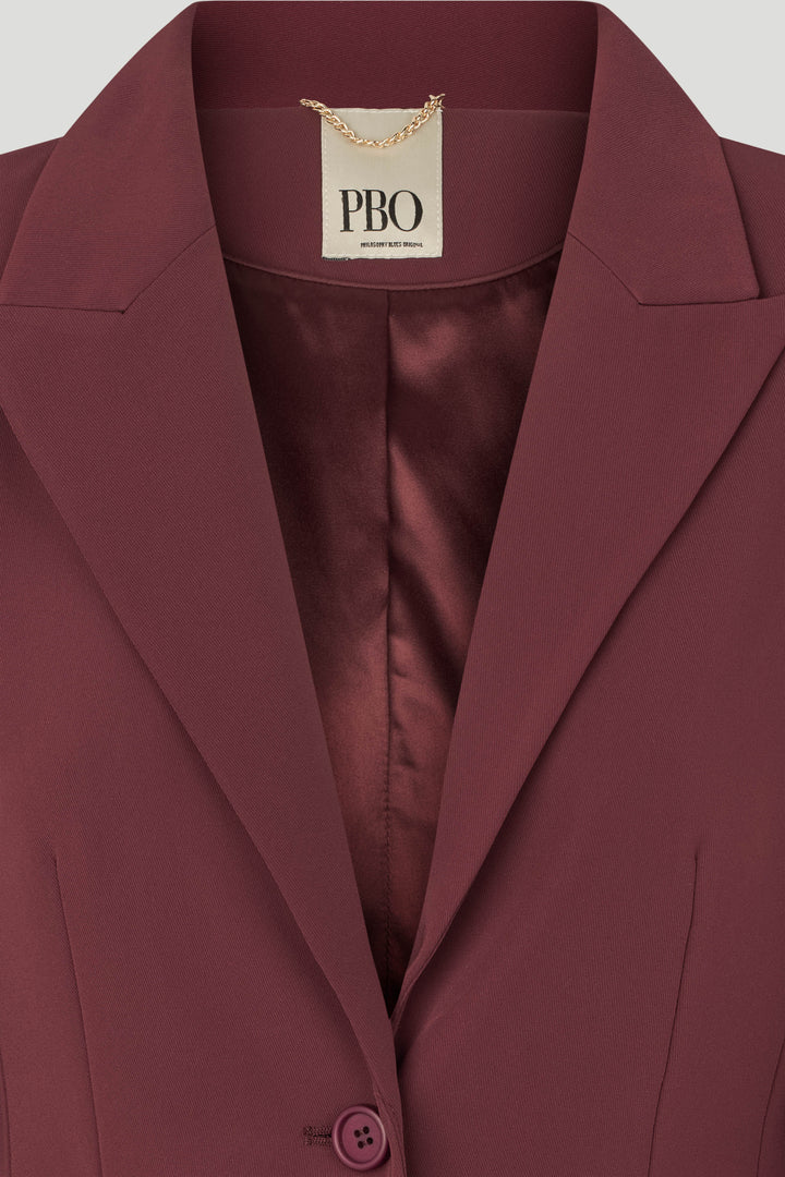 PBO PBODrago blazer BLAZERJACKETS 63 Deep bordeaux