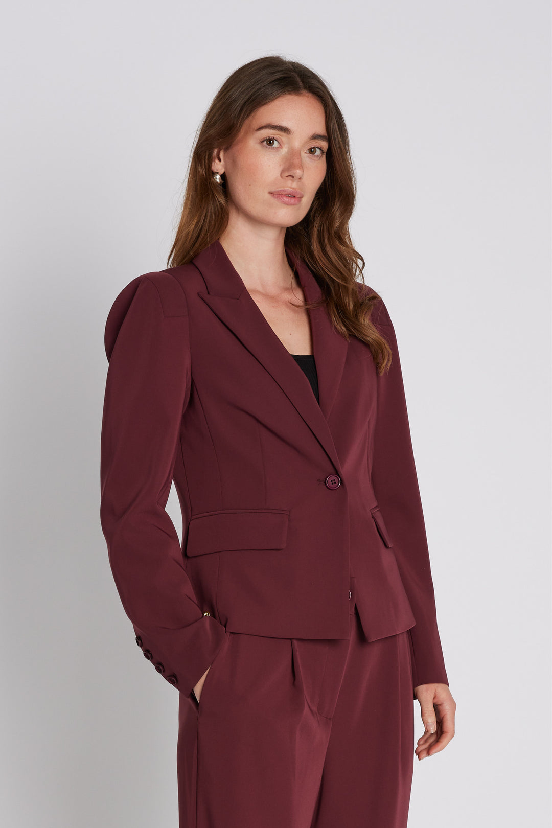PBO PBODrago blazer BLAZERJACKETS 63 Deep bordeaux