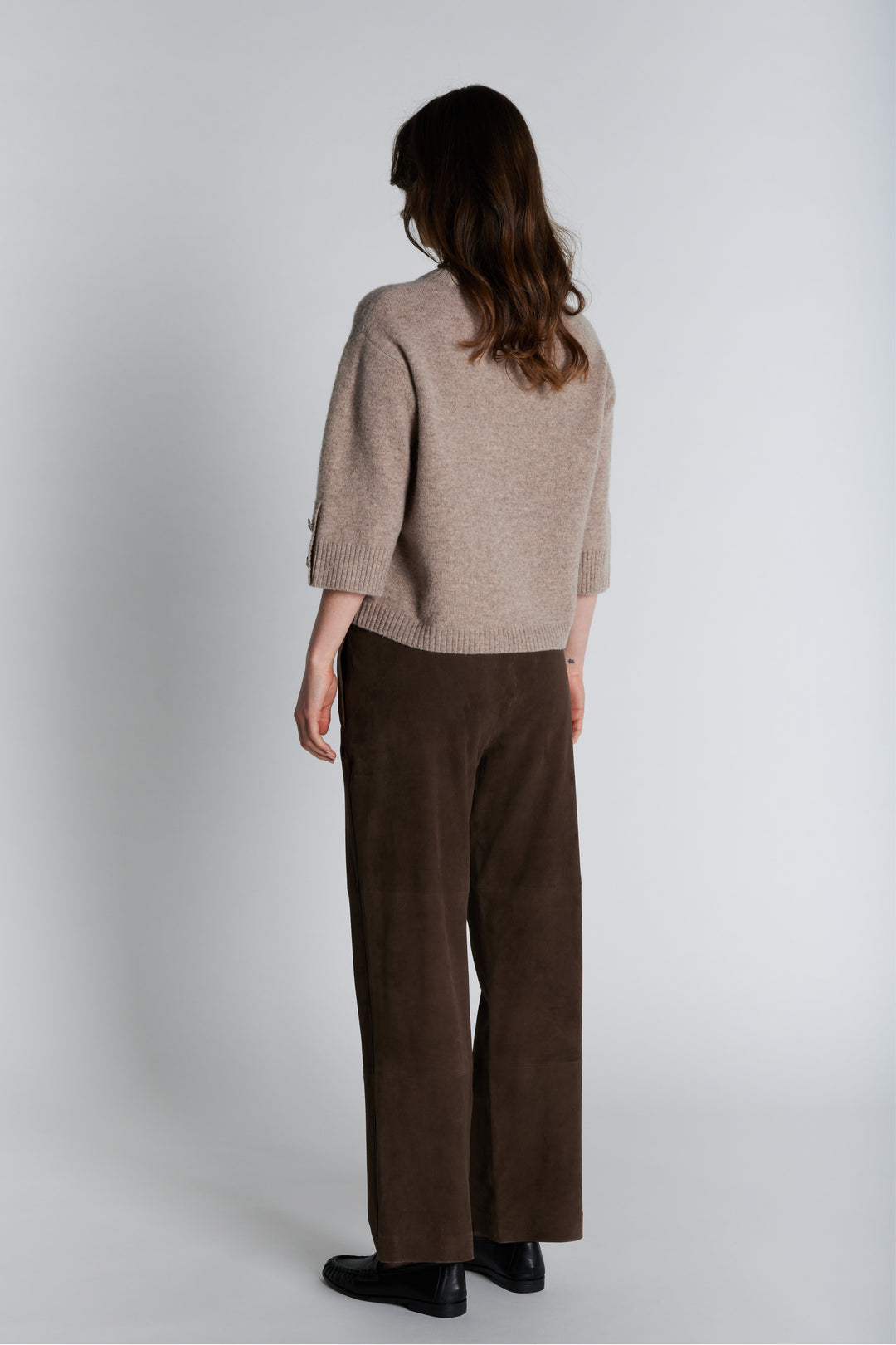 PBO PBOEkola ruskind bukser TROUSERS 698 Smoke