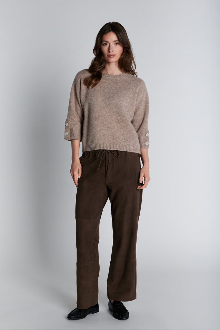 PBO PBOEkola ruskind bukser TROUSERS 698 Smoke