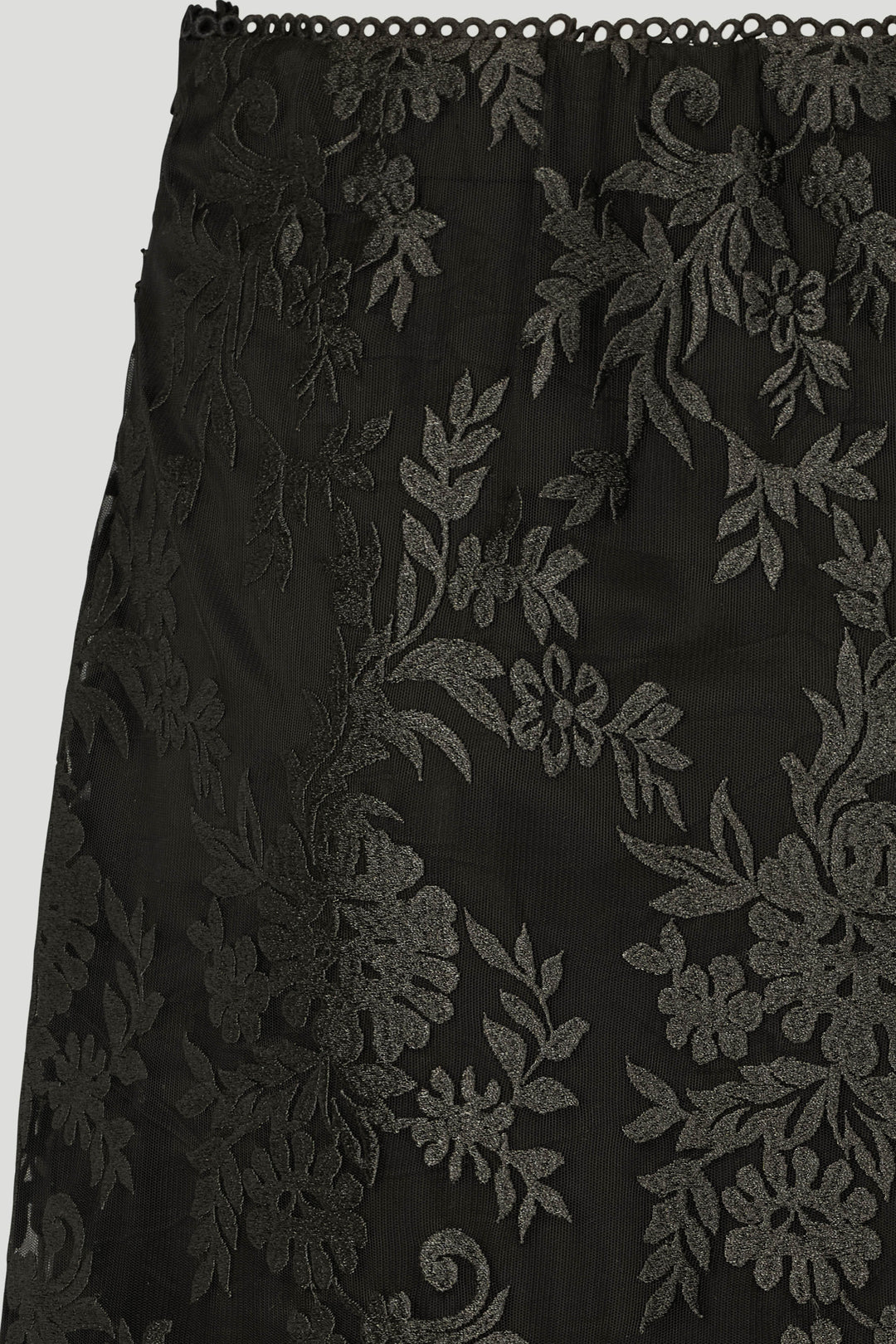 PBO PBOEllo blonde lang nederdel SKIRTS Sort